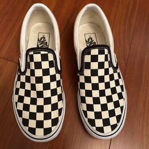 Checkered Vans Slip Ons SOLD